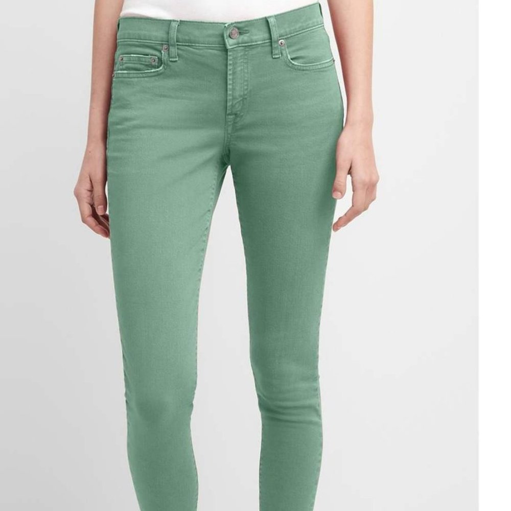 Women's 24 Gap Mid Rise True Skinny Ankle Jeans